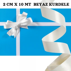 AKEL  2CMX10MT BEYAZ KURDELE