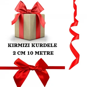 AKEL ( 2CMX10MT ) KIRMIZI KURDELE
