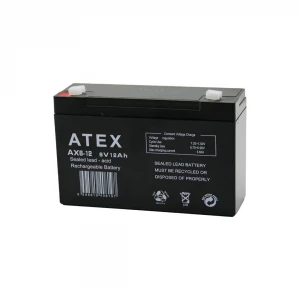 ATEX AX6-12 İNCE AKÜ 6V 12AH AMPER*10