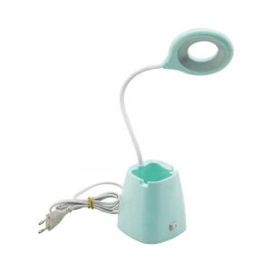 BAYSAL ( KALEMLİKLİ ) LEDLİ MASA LAMBASI (AKROBAT KOLLU) ( ELEKTRİKLİ & ANAHTARLI ) ( 2W ) ( 780lux AYDINLIK )*10