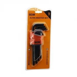 BDM ( 9PCS ) ( SİYAH ) ( UZUN & YILDIZ ) ALYAN ( T-10-15-20-25-27-30-40-45-50 )*150