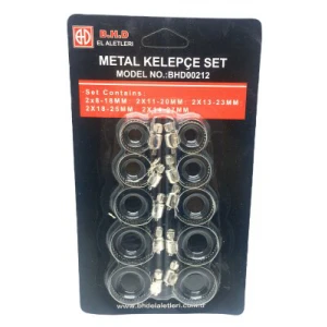 BHD 10PCS METAL HORTUM KELEPÇESİ SET*240