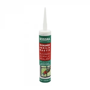 BOSSRA ( BEYAZ ) AKRİLİK MASTİK 450GR*30=K