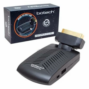 BOTECH MINI SCART HD UYDU ALICISI ( HDMI ) ( FULL HD & 1080P ) ( 360° DÖNEBİLEN SCART BAŞLIK ) *50