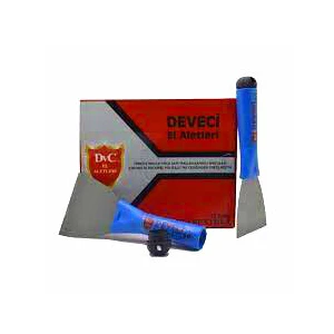 DEVECİ DVC-74235 ( NO-12 & 120MM ) ( KAPAKLI ) ( SAPTAK ) METAL SPATULA & PLASTİK SAPLI*12X12