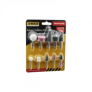DMAX DMX-4135 ( 10PCS ) KALIPCI TAŞLAMA SETİ (TEMİZLEME & PARLATMA & ÇAPAK ALMA & PAS SIYIRMA)*200