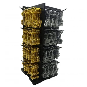 DÖNER STANDLI TAŞLI HARFLİ ALTIN & GÜMÜŞ ANAHTARLIK*768X1