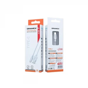 DRAMEX D30TK ( TYPE-C ) USB SAMSUNG 3.0A ŞARJ & DATA KABLOSU 1MT*252