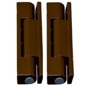 DÜZ METAL ( KAHVERENGİ & METAL ) ( 95MM & PVC KAPI ) MENTEŞE*20X8