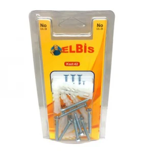 ELBİS-42  3.5X35 DÜBELLİ SUNTA VİDA *12X24