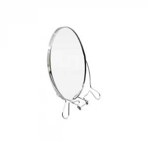 FASHION MIRROR YAKUT-11312 ( 6" ) ( OVAL ) METAL ÇERÇEVE ÇİFT YÖNLÜ MAKYAJ AYNASI*12X10
