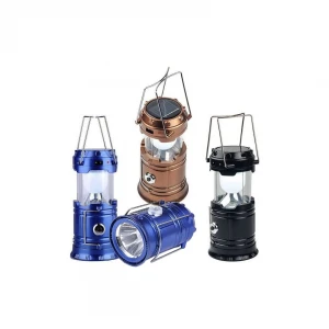 SOLAR & FİŞ ŞARJLI ( LÖKÜS ) KAMP LAMBA FENER & POWERBANK