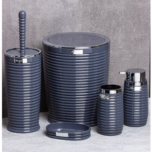 FREE HOME OKYANUS OKY-486-1-A-B-K-S ( ELEGANS ) ( KROM & MİX ) 5PCS BANYO SETİ*4=K