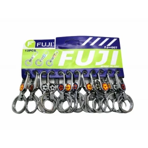 FUJİ FJ-007 KÜÇÜK BOY ( TARAFTAR & MİX ) METAL ÇİFT HALKALI ANAHTARLIK*12X100