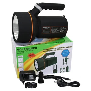 2İN1 ( 30W & 28SMD LED ) USB & OTO & ADAPTÖR ŞARJLI EL FENERİ PROJEKTÖR