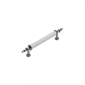 İBİCO-959 ( 9.6CM ) ( ZİRVE ) ( BEYAZ & KROM ) BORU KULP*10X5