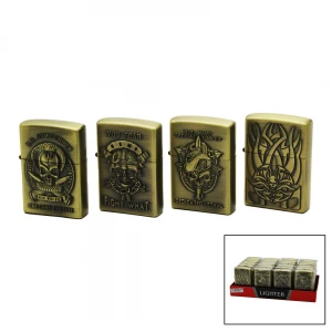 İBİCO LIGHTER SDA-09 ( SARI & KABARTMA ) ZİPPO ÇAKMAK*24X20