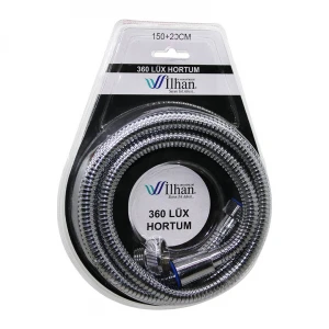 İLHAN 360° DÖNERLİ MİNİ ÖRGÜLÜ LÜX DUŞ SPİRALİ DUŞ HORTUM 150CM*50