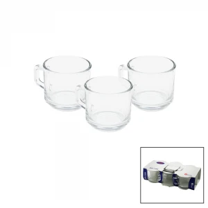 IŞIK KİTCHEN BR-190 ( 6PCS ) ( MİNİ ) CAM KUPA ( 150ML )*8=K