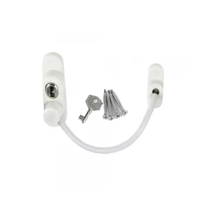 KİDMİX DE-AKS ( BEYAZ ) ( HALATLI ) ANAHTARLI EMNİYET KİLİT*100