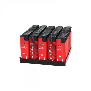 KOKO-2000 TURBO ( TÜRKİYE & AY YILDIZ  ) REZİSTANSLI ( IZGARALI RÜZGAR ) CEP ÇAKMAK*50X20