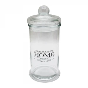 KRD HOME-4459 BÜYÜK RANNY VAKUM KAPAKLI CAM SAKLAMA KABI*12