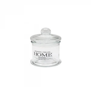 KRD HOME-4461 RANNY ( KÜÇÜK ) VAKUM KAPAKLI CAM SAKLAMA KABI*12