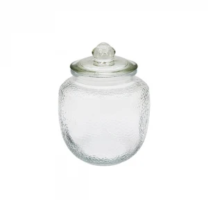 KRD HOME-4476 TOMBUL ( KÜÇÜK ) VAKUM KAPAKLI CAM KAVANOZ*12