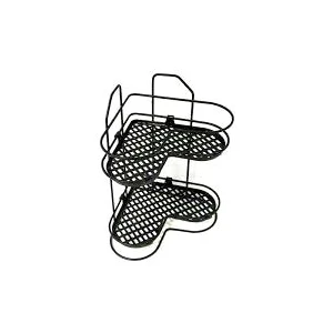 LALEZAR LZR-627 ZARİF 2Lİ KÖŞELİK SİYAH BEYAZ KROM*8