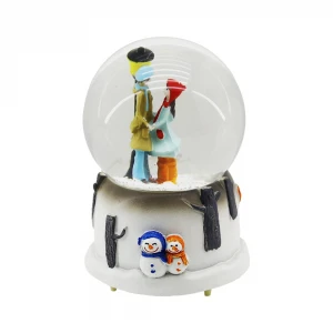 LK LOVE SNOW BALL DMR-4726-4727-4729 ( ORTA BOY ) CAM FANUS KAR KÜRESİ ( PİLLİ & MÜZİKLİ )*48