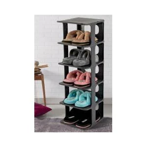 LUXURY SHOE RACK OM-0910-1023 ( SİYAH ) LÜKS AYAKKABILIK*8