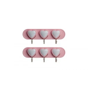 MODGER İM@ MP-257-258 ( 2X3LÜ ) PAPATYA KALPLİ YAPIŞKAN ASKI*100