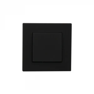 MUTLUSAN RİTA-2220 401 0284 ( POŞETLİ ) ( SİYAH & TEKLİ ANAHTAR ) VİDALI & ÇERÇEVELİ*12X10