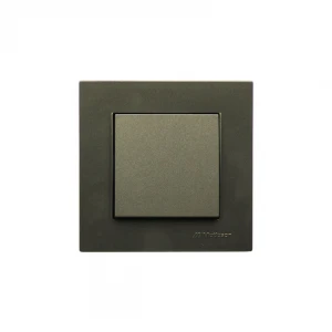 MUTLUSAN RİTA-2220 401 0286 ( POŞETLİ ) ( ANTRASİT & TEKLİ ANAHTAR ) VİDALI & ÇERÇEVELİ*12X10