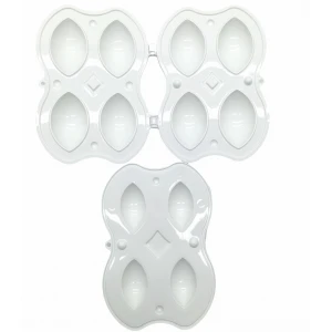 NATUREL RT-680 PLASTİK 4LÜ İÇLİ KÖFTE YAPMA KALIP APARATI*48