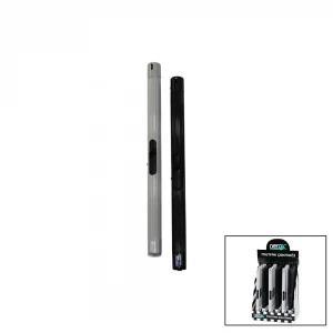 NEROX NRX-404B ( SİYAH & GRİ ) ( KALEM MODELİ ) MUTFAK ÇAKMAK ( İTMELİ ATEŞLEME )*30X6