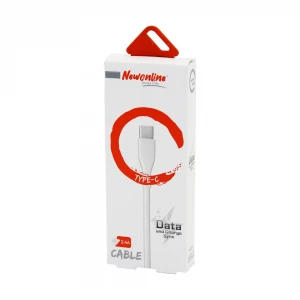 NEWONLİNE NW-TYPE-KB ( TYPE-C & USB ) CEP TELEFON & DATA ŞARJ KABLOSU ( 2.4A & 1MT )*200