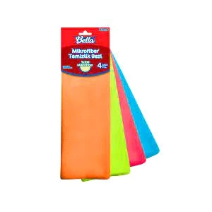 NURTEKS ELİDA İMQ MEVSİM ( MİX MARKA ) ( 4PCS ) ( KARE ) MİKROFİBER TEMİZLİK BEZİ*200