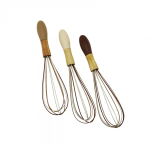 PABLITO HOME PBT-172 ( NO-10" ) ( SİLİKON ) ÇIRPICI ( AHŞAP BAMBU & PLASTİK SAPLI )*12X24