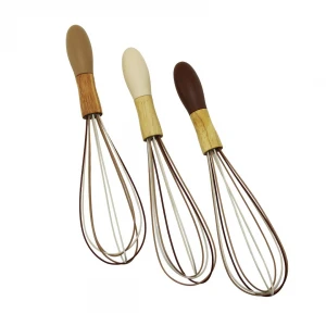 PABLITO HOME PBT-173 ( NO-12" ) ( SİLİKON ) ÇIRPICI ( AHŞAP BAMBU & PLASTİK SAPLI )*12X24