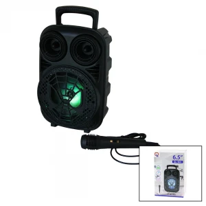 PLATOON PL-4575 (6.5") (MİKROFONLU & ŞARJLI) (BLUETOOTH 5.0 & SD-TF & MP3 USB & IŞIKLI) SPEAKER & KOLON (10W)*20