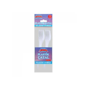 PRATİKON PR-1140 ( 10PCS ) PLASTİK ÇATAL*50=K