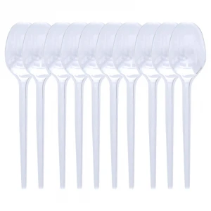 PRATİKON PR-1142 ( ŞEFFAF ) PLASTİK KAŞIK ( 10PCS )*50=K