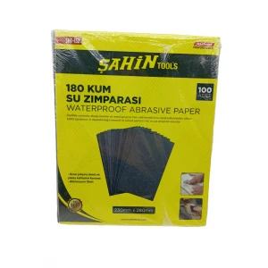 ŞAHİN TOOLS ŞHT-132 ( 180 KUM ) KAĞIT SU ZIMPARASI ( 230X280MM )*100X10