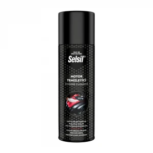 SELSİL OTO & ARAÇ MOTOR TEMİZLEYİCİ & PARLATICI & TOZ YAPIŞMA ENGELLEYİCİ SPREY 500ML*24