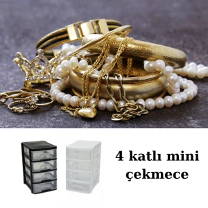 4 KATLI MİNİ ÇEKMECE ORGANİZER