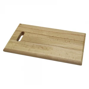 TARAKLI TRK-234 ( 25X40CM ) ( KALIN=2.5CM ) AHŞAP KESİM PANOSU & ET TAHTASI ( EL GEÇMELİ KULP )*30