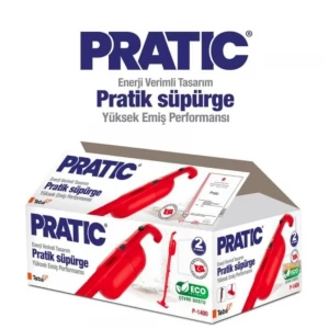 TEBA PRATIC P-1400 ( DİK ) ELEKTRİKLİ PRATİK SÜPÜRGE ( 500W )*2=K