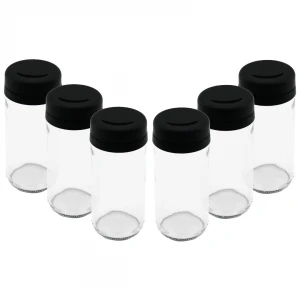 URAS KITCHEN BOUTIQUE ( 6PCS ) ( CAM & 225ML ) BAHARATLIK & TUZLUK ( PLASTİK KAPAK )*1
