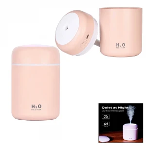 USB COLORFUL CM-9S DP-315P (H2O) (MİNİ) (USB ŞARJ& RENKLİ IŞIK) HAVA NEMLENDİRİCİ& BUHAR MAKİNE& KOKU GİDERİCİ 300ML*100